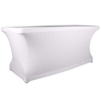 Expand Pro Tischcover, Tischhusse Stretch 160-190cm Geschlossen Weiß