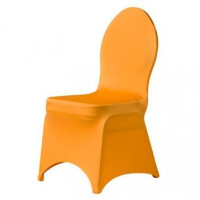 Budget chair cover stretch orange