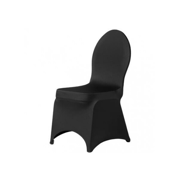 Budget chair cover stretch black
