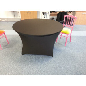 BUDGET Table cover round 120cm black