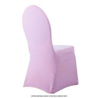 Expand Budget chair cover stretch pink