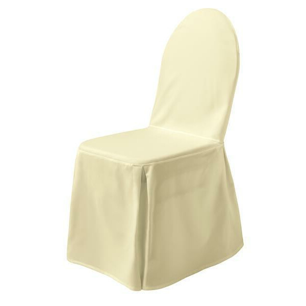 Budget chair cover throw champagne