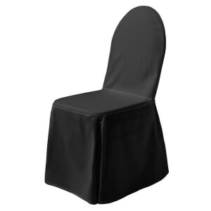 Budget chair cover throw black