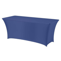 BUDGET Table cover Stretch 170cm-200cm blue