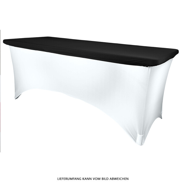 Expand Budget Tischplattenbezug, Schonbezug, Table Topper Stretch für 170-200cm Tisch Schwarz