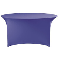 BUDGET Table cover round 150cm blue