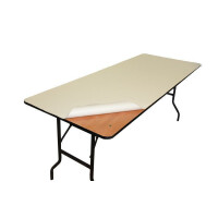 Table-molleton made of PVC 182x75cm white
