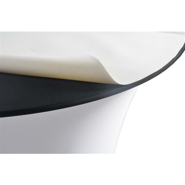 Table-molleton made of PVC Ø 122cm white