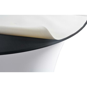 Table-molleton made of PVC Ø 152cm white