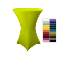 Cocktail table cover stretch 70-75cm  Light Green