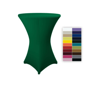 Cocktail table cover stretch 70-75cm  Dark Green