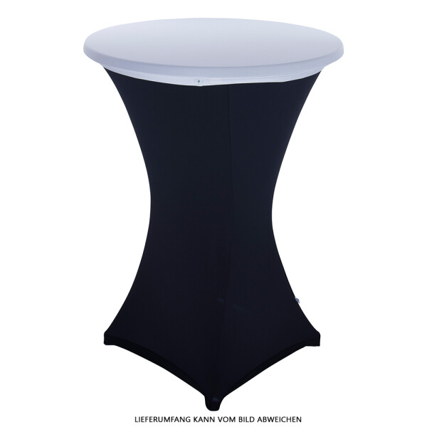 Expand Budget Tischplattenbezug, Schonbezug, Table Topper Stretch für 70cm Stehtisch Beige