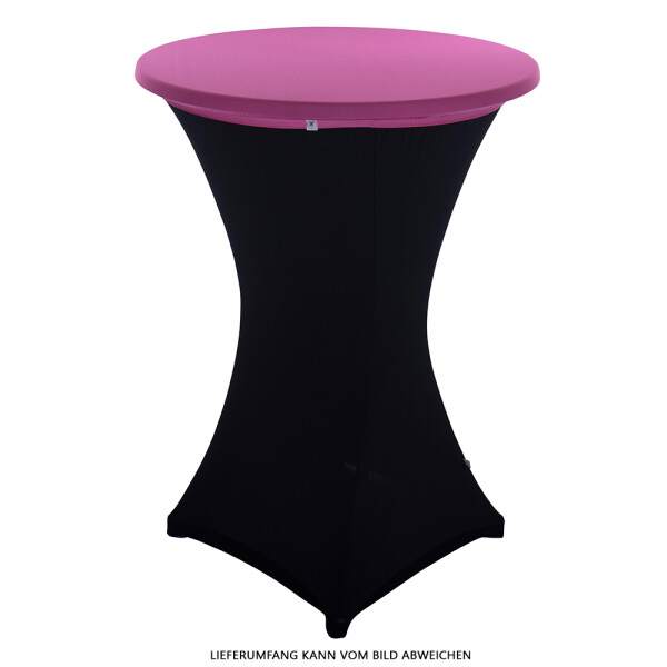 Expand Budget Tischplattenbezug, Schonbezug, Table Topper Stretch für 70cm Stehtisch Pink