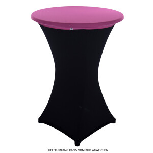 Table topper, Protective cover stretch for 70cm cocktail table pink