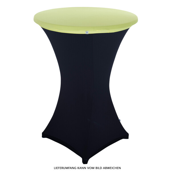 Expand Budget Tischplattenbezug, Schonbezug, Table Topper Stretch für 70cm Stehtisch Neongelb