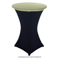 Table topper, Protective cover stretch for 70cm cocktail table light green