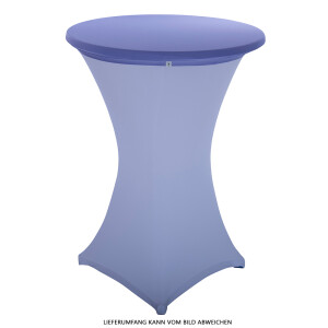 Table topper, Protective cover stretch for 70cm cocktail table lavender