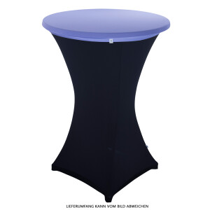 Expand Budget Tischplattenbezug, Schonbezug, Table Topper Stretch für 70cm Stehtisch Lavendel