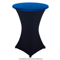 Table topper, Protective cover stretch for 70cm cocktail table royal blue