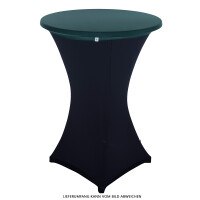 Table topper, Protective cover stretch for 70cm cocktail table dark green