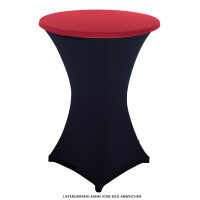 Table topper, Protective cover stretch for 70cm cocktail table red
