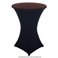 Table topper, Protective cover stretch for 70cm cocktail table brown