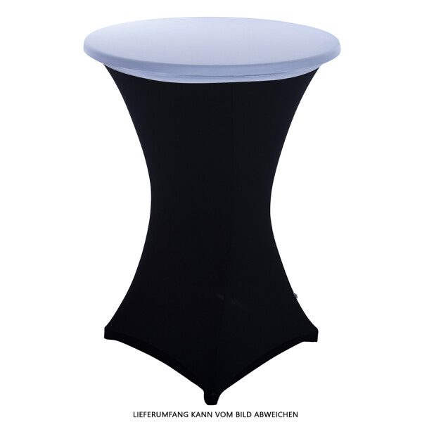 Tischplattenbezug für 60cm Stehtisch, Schonbezug, Table Topper Stretch Gastro-Qualität