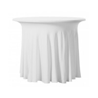 Expand BUDGET bistro table cover 85x73cm corrugated white