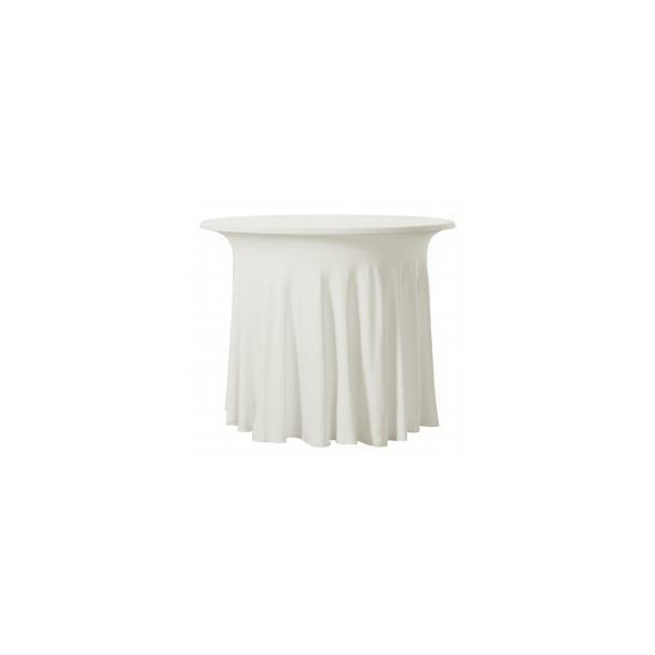 Expand BUDGET bistro table cover 85x73cm corrugated creme