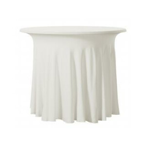 Expand BUDGET bistro table cover 85x73cm corrugated creme