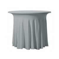 Expand BUDGET bistro table cover 85x73cm corrugated grey