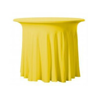 Expand BUDGET bistro table cover 85x73cm corrugated yellow