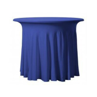 Expand BUDGET bistro table cover 85x73cm corrugated blue