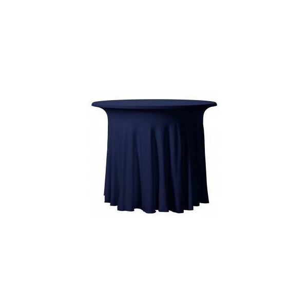 Expand BUDGET bistro table cover 85x73cm corrugated marine blue