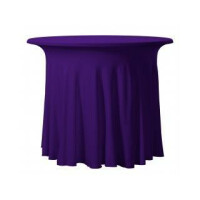 Expand BUDGET bistro table cover 85x73cm corrugated purple