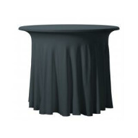 Expand BUDGET bistro table cover 85x73cm corrugated anthracite