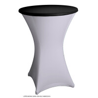 Table topper, Protective cover stretch for 70cm cocktail table black