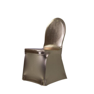 Budget chair cover stretch gold