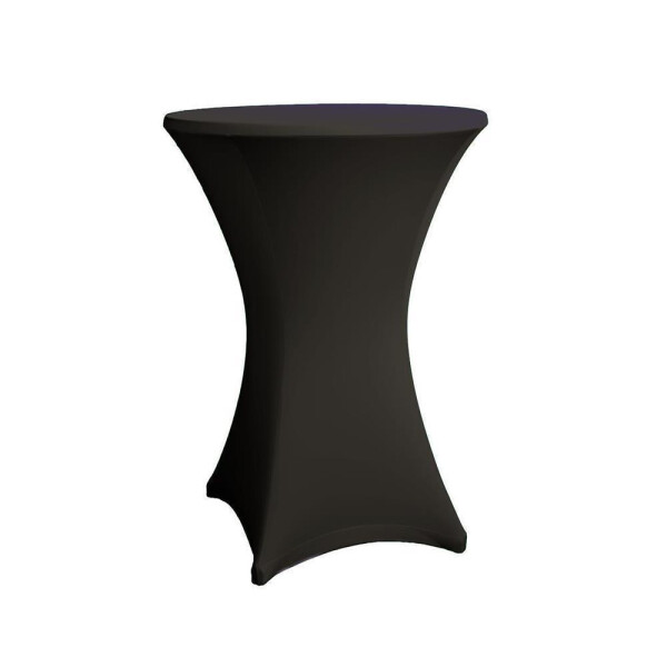 BUDGET cover for round bistro/bar tables 80-86cm black