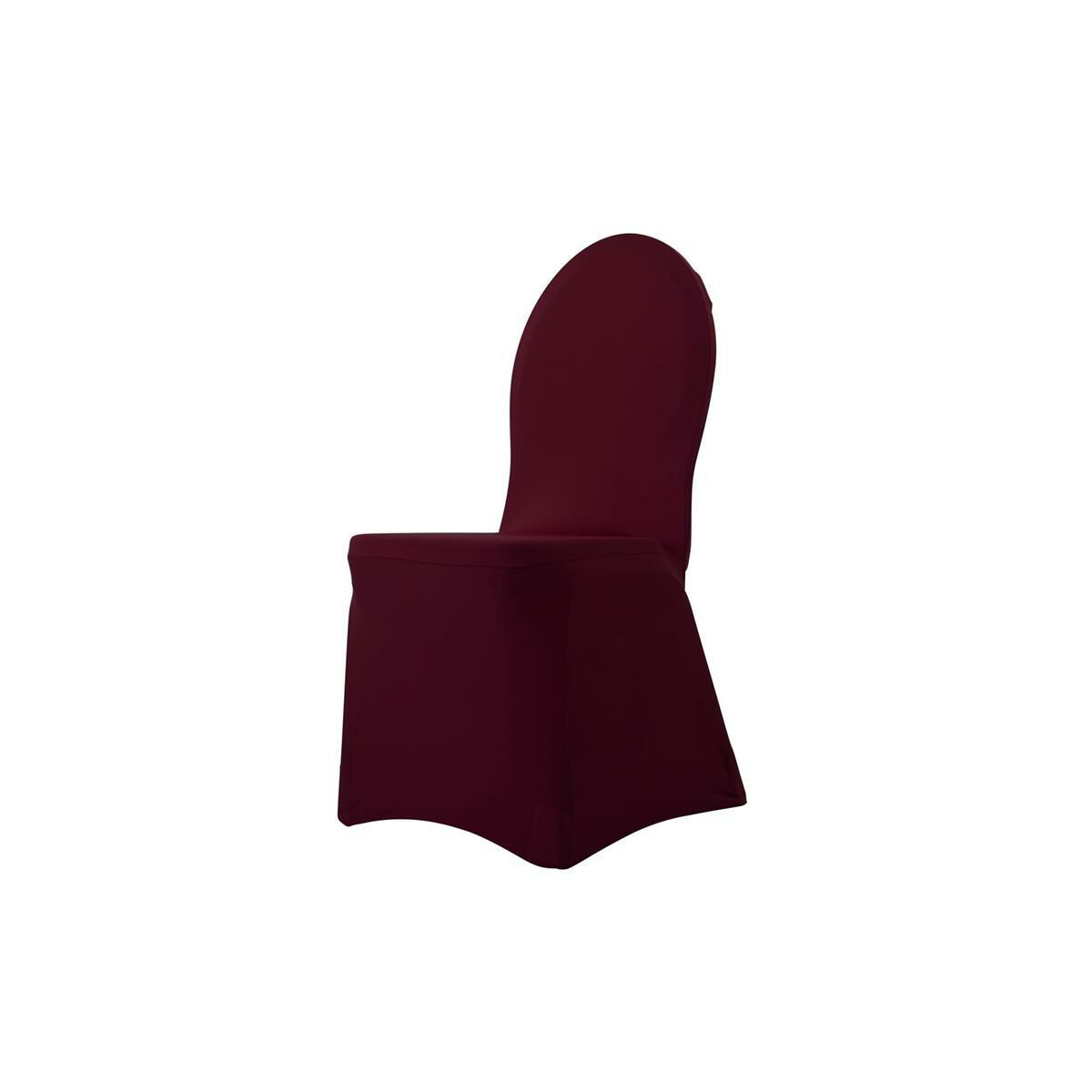 Expand budget chair cover stretch burgundy