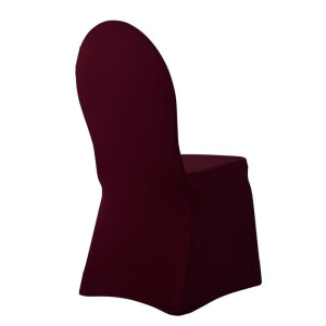 BUDGET Chair cover stretch burgundy