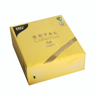 250 Servietten ROYAL Collection Einfarbig Gelb