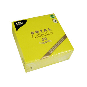 250 Servietten ROYAL Collection Einfarbig Limonengrün