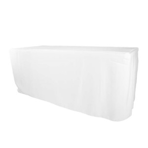 Expand BUDGET Tischcover Überwurf einseitig offen 152cm Weiß