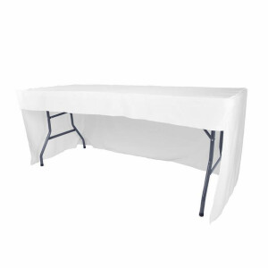 Expand BUDGET table cover one-sided open 152x75x74cm white