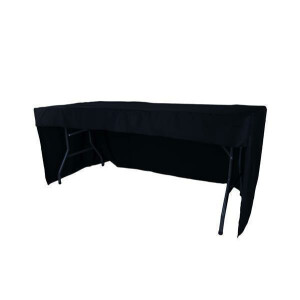 Expand BUDGET table cover one-sided open 183x75x73cm black