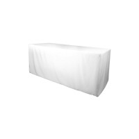 Expand BUDGET table cover 183x76x74cm white