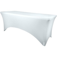BUDGET table cover stretch fitting 170-200cm white