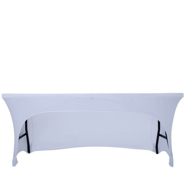Expand BUDGET Tischhusse Tischcover Stretch 170-200cm einseitig offen Weiß