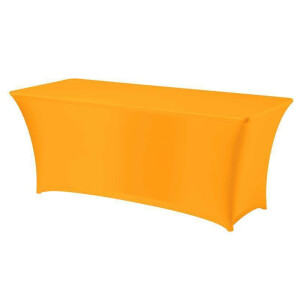 BUDGET Table cover Stretch 170cm-200cm orange
